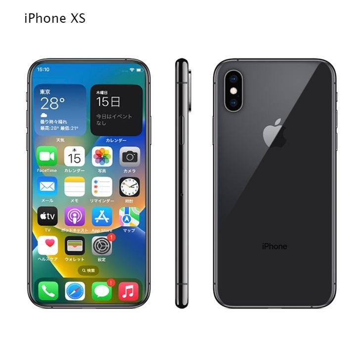 iPhone XS 【SIMロック解除済】Apple 64GB MTAW2J/A A2098 au 本体