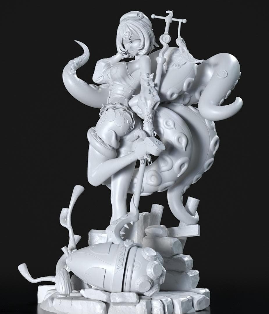 1/7　27ｃｍ　未塗装 未組立　イドリー・マーフィー　ZZZ　ゼンゼロ　怪啖屋