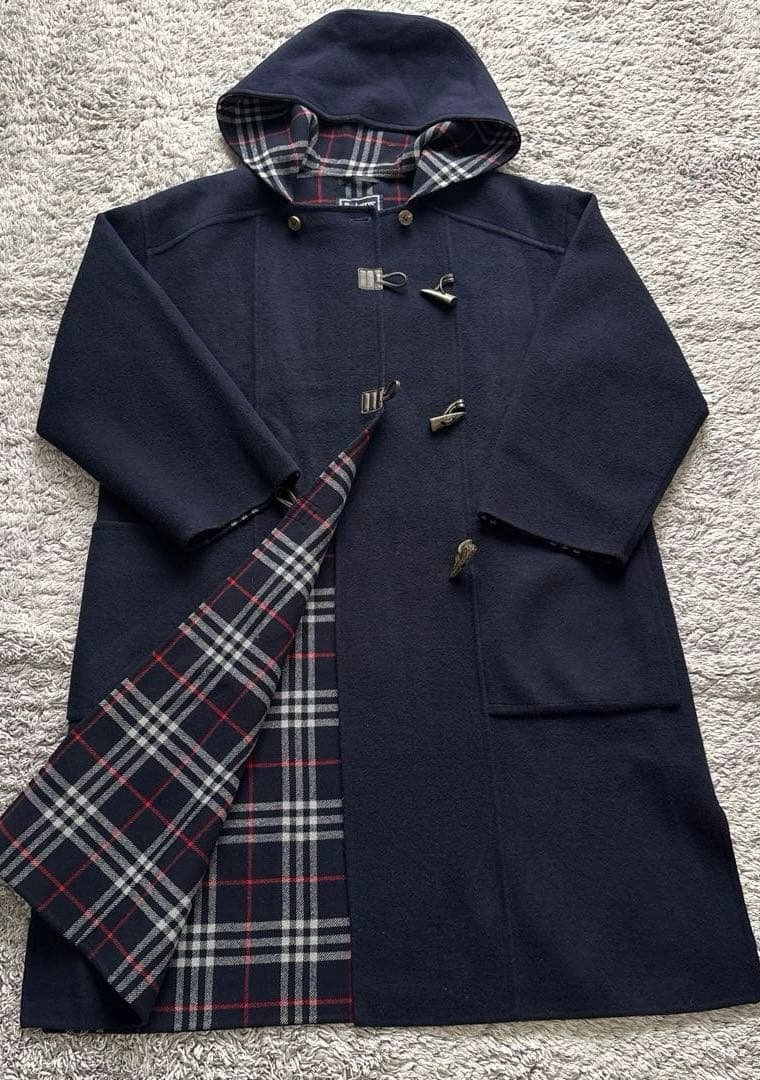 Burberrys ダッフルコート カシミア混 ビンテージ ネイビー 中古・古着通販】Burberry's (バーバリーズ) ダッフルコート ネイビー