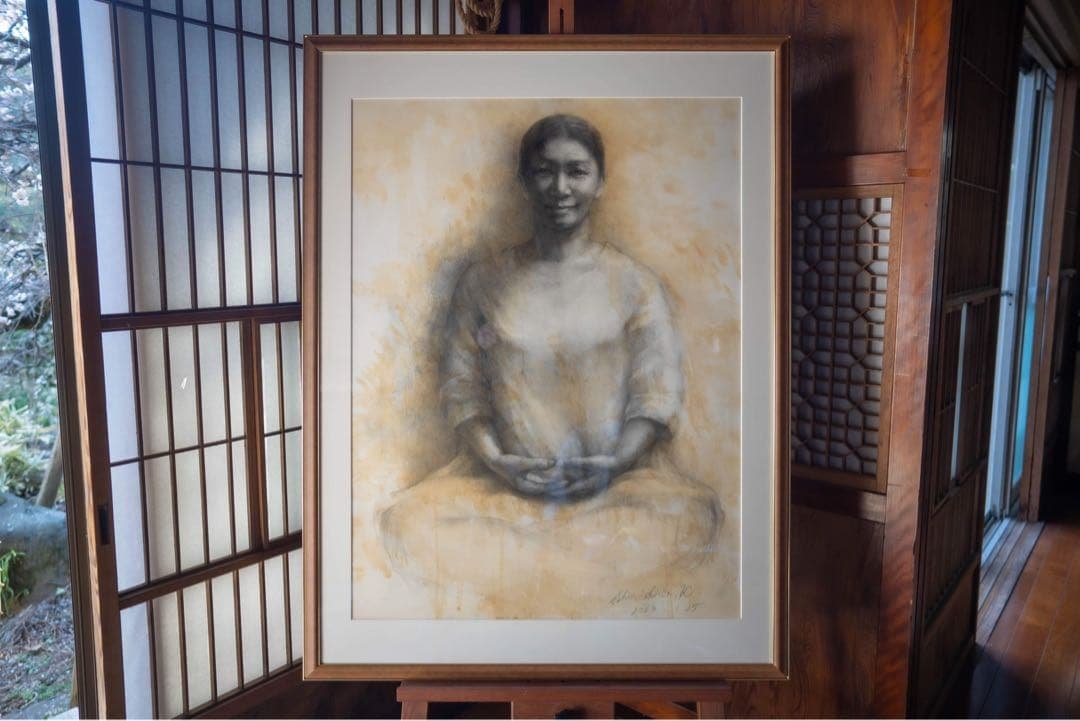 鉛筆画　【こころの中に静をもつ】 心の中に「静」をもつ | 本とTREE BOOK STORE